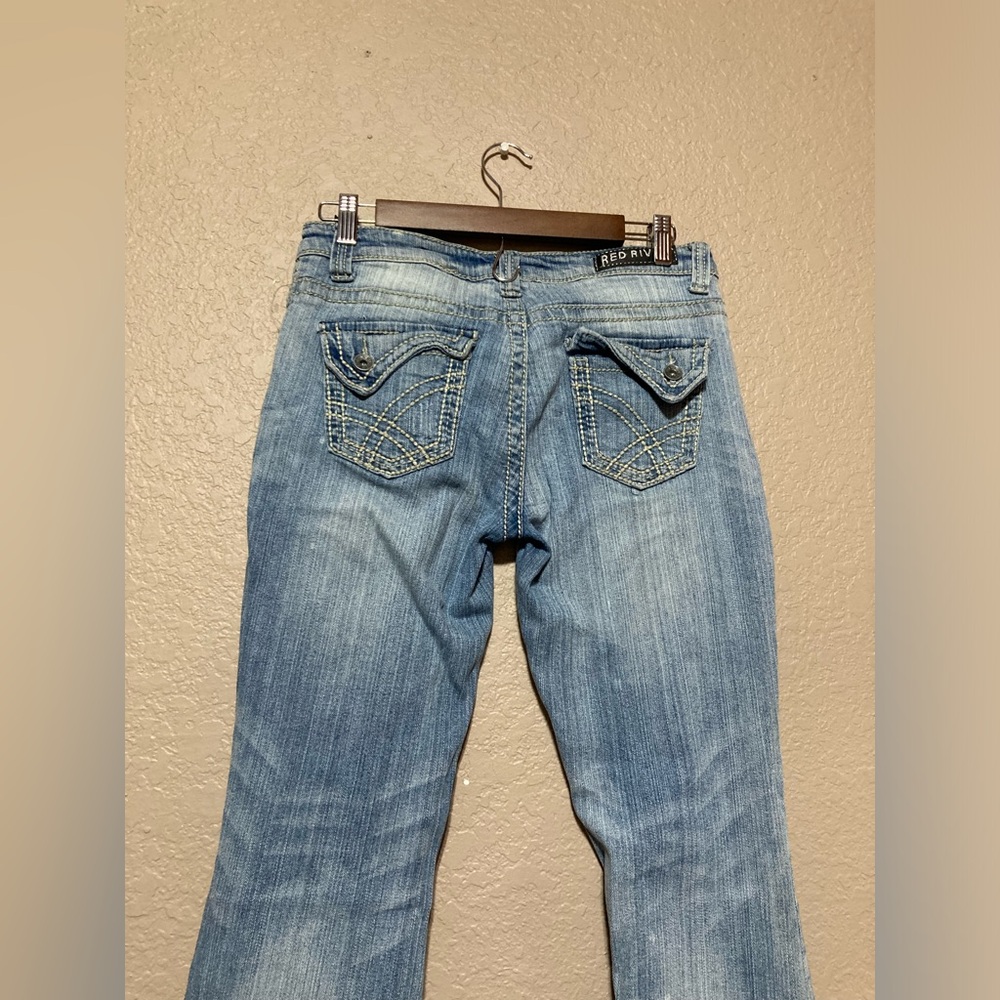 Red Rivet Jeans 11 - Picture 9 of 9